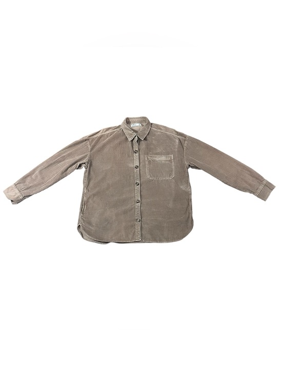 Hollister Other - Hollister Men’s Corduroy Button Up Shirt Size M Brown 100% Cotton